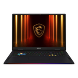 Игровой ноутбук MSI Raider 18 HX AI A2XWJG, процессор Intel Core Ultra 9 275HX, 32 ГБ ОЗУ, 1 ТБ SSD, 18-дюймовый дисплей UHD+ (3840x2400), MiniLED, 120 Гц, Windows 11 Home, англо-арабская RGB-подсветка каждой клавиши, 2 года гарантии | 9S7-17S372-098