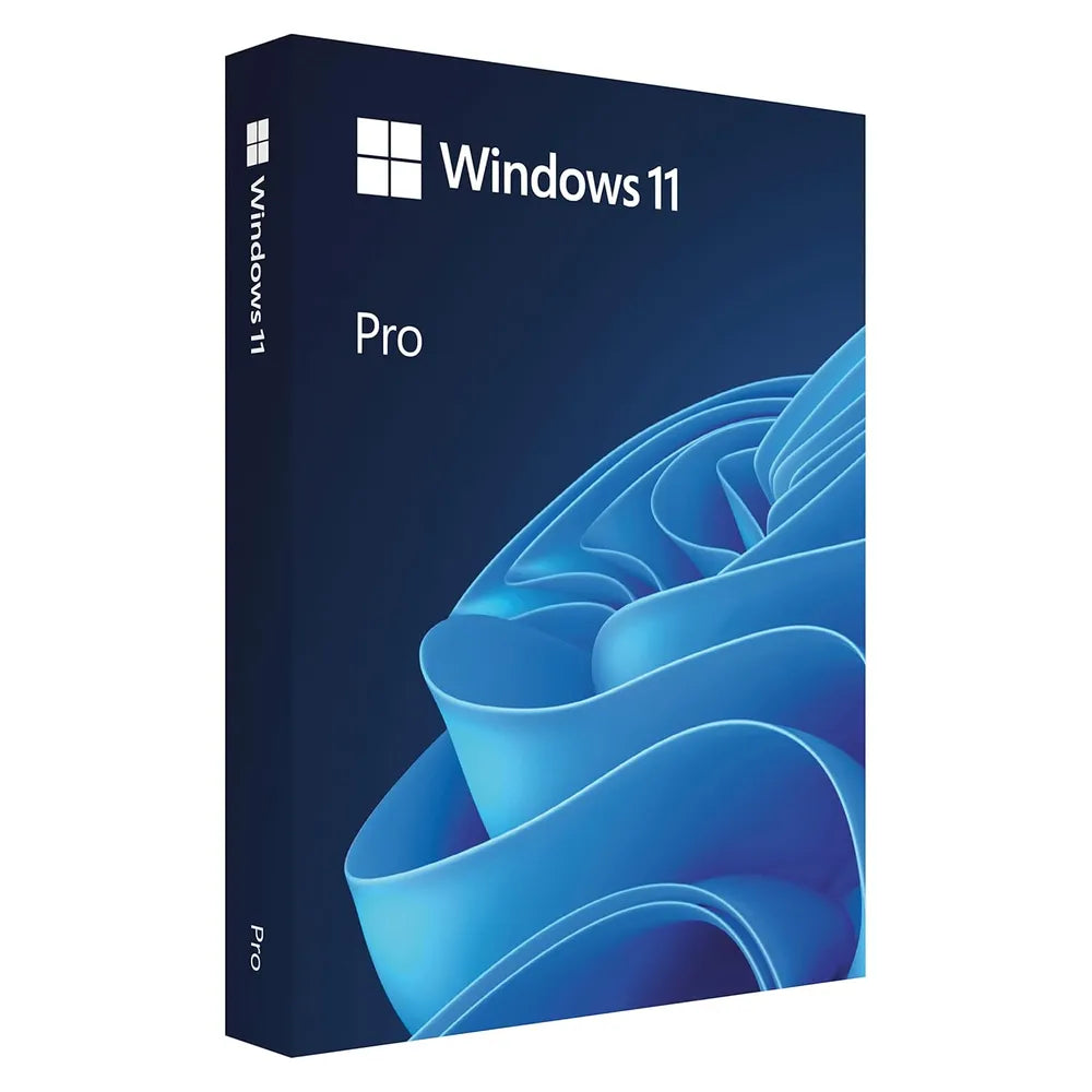 Microsoft Windows 11 Pro 64-bit License, 1 x Device, 1 GHz Processor, 4GB RAM, 64GB Storage, DVD, TPM Required, 1 Year Warranty | FQC-10528
