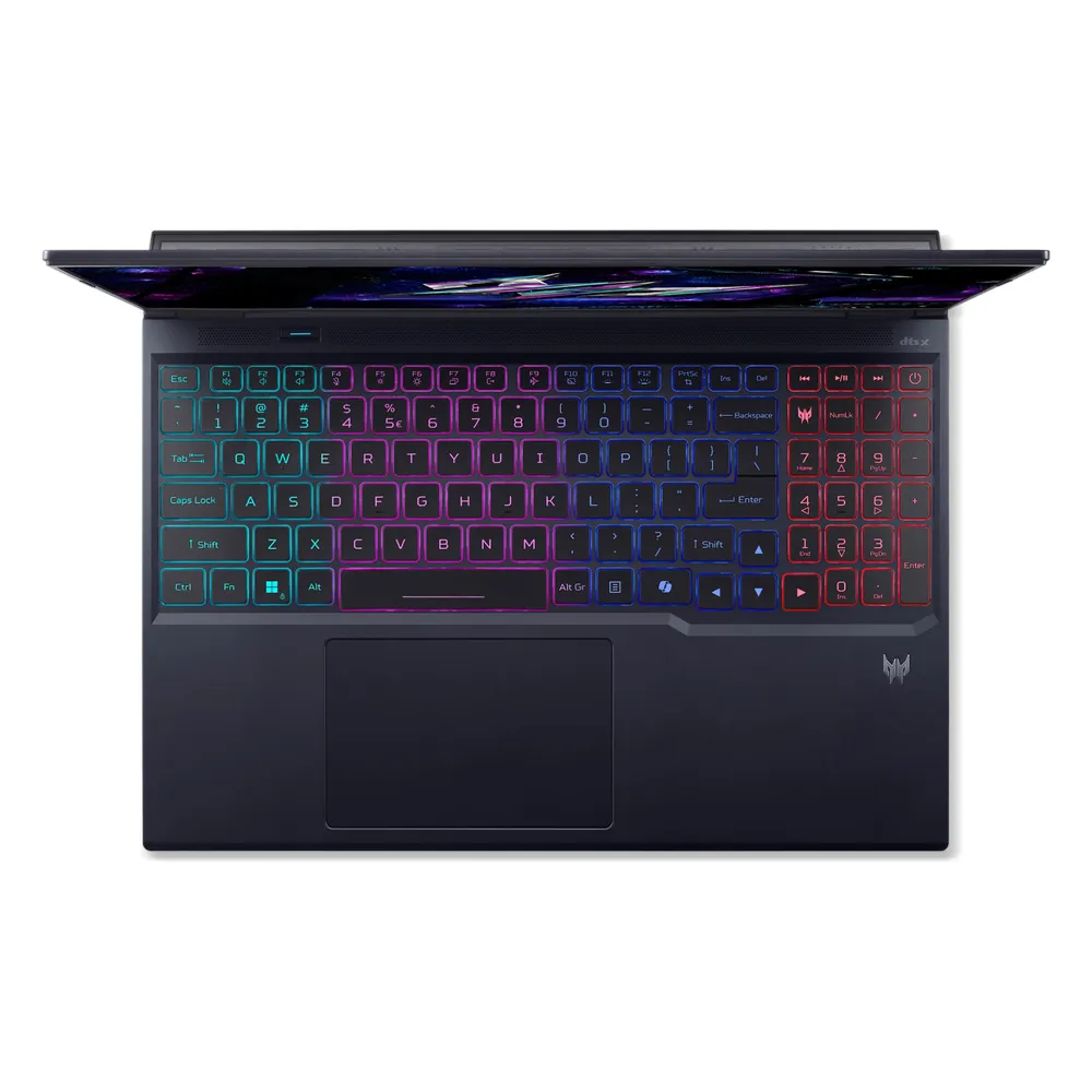 Acer Predator Helios Neo 16 AI Gaming Laptop, Intel Core Ultra 9 275HX Processor, 16GB RAM, 1TB SSD, 8GB Nvidia RTX 5060 Graphics, 16" WQXGA 180Hz Display, Windows 11 Home, 4-Zone RGB English & Arabic Keyboard, 1 Year Warranty | NH.QVQEM.001