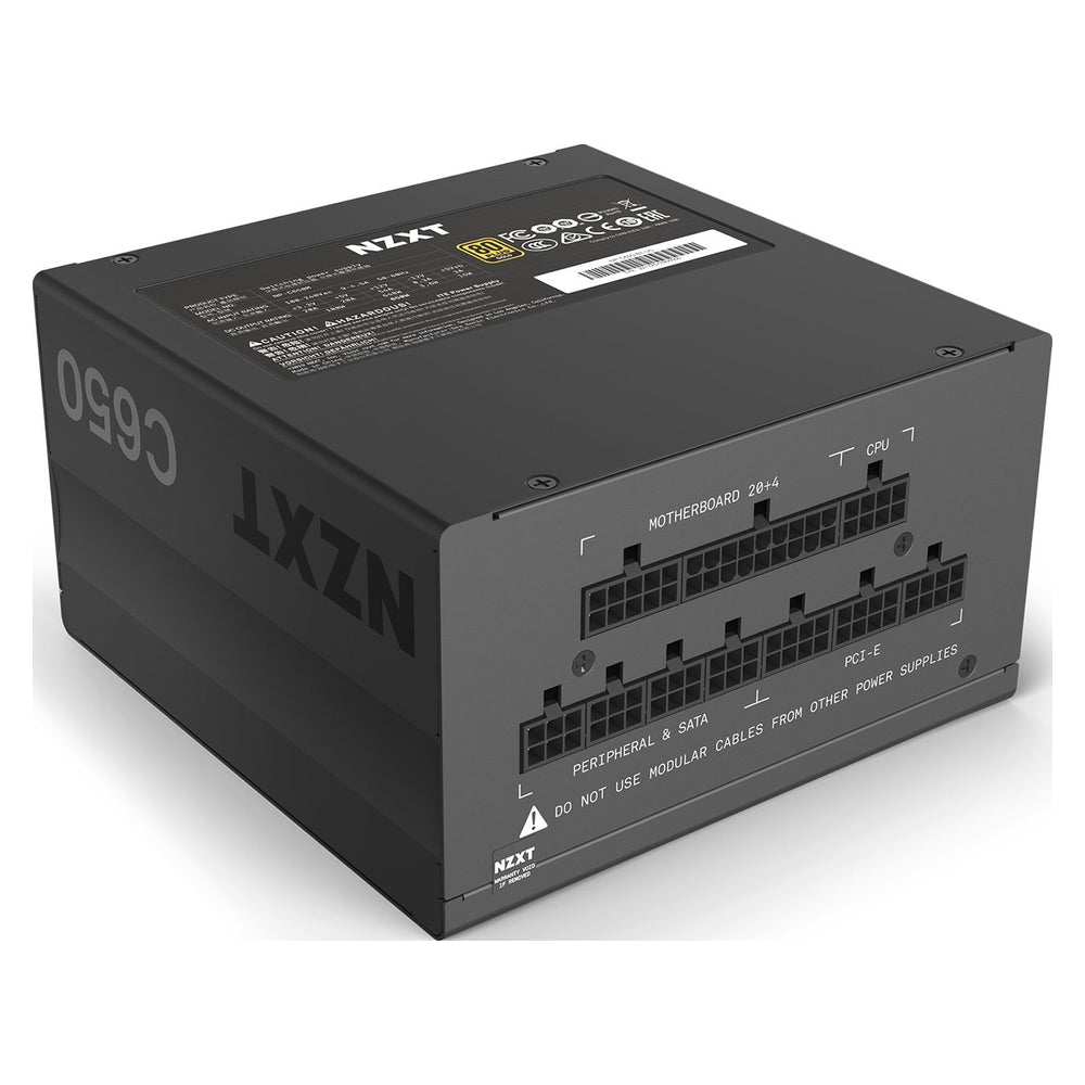 NZXT C650 650 Watt 80 Plus Gold Certified Modular ATX Gaming Power Supply | NP-C650M-UK