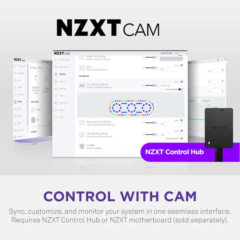 NZXT-F360-RGB-Core-Single-Frame-Case-Fan-RF-E36US-WA
