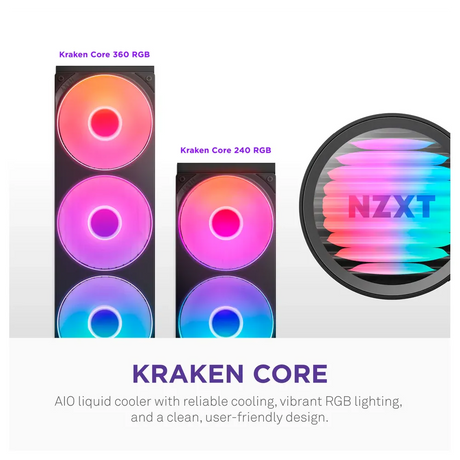 NZXT-Kraken-Core-240-RGB-Liquid-AIO-Cooler-RL-KR24C-B1