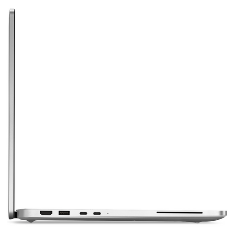 Dell Pro 16 Plus PB16250 Laptop, Intel Core Ultra 7 265U Processor, 16GB RAM, 1TB SSD, 16" FHD+ Display, DOS, English & Arabic Backlit Keyboard, 1 Year Warranty | P-16250-U7-16-1T-DOS-ARB