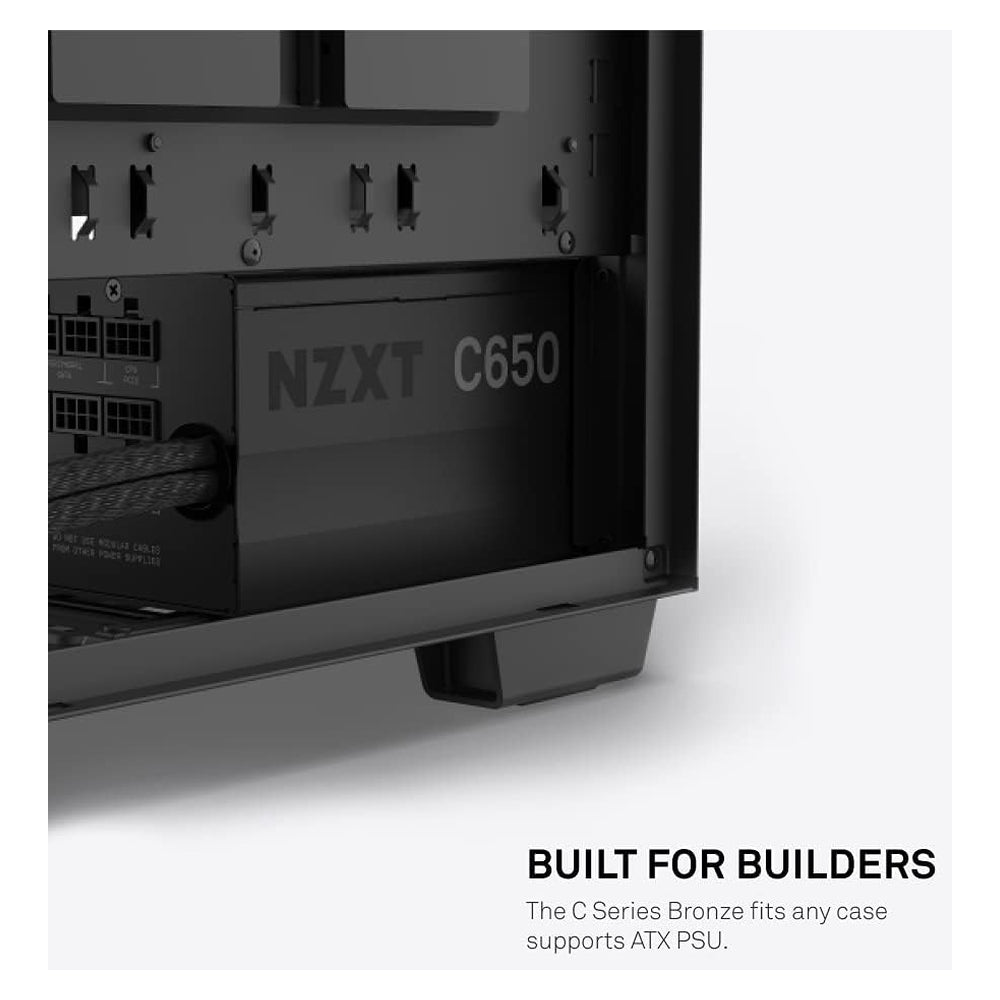 POWER SUPPLY 650W NZXT C650 80 PLUS BRONZE | PA-6B1BB-UK