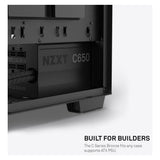 POWER SUPPLY 650W NZXT C650 80 PLUS BRONZE | PA-6B1BB-UK