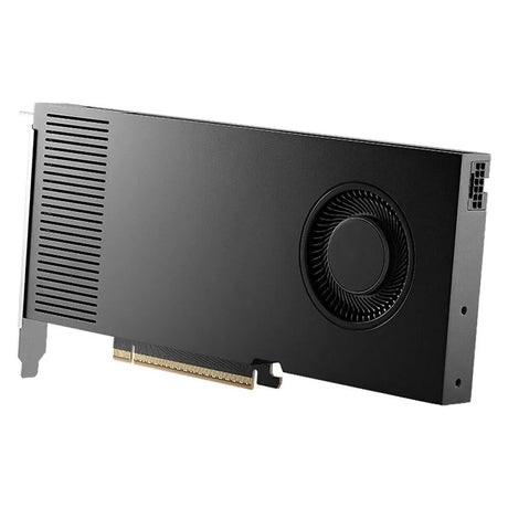 PNY NVIDIA RTX PRO 4000 Blackwell Workstation Graphics Card, 8960 CUDA Cores, GDDR7 24GB 192-bit ECC Memory, 4x DisplayPort 2.1b Outputs, PCI Express 5.0, 672 GB/s Memory Bandwidth, Blower Active Fan Cooling System, 1 Year Warranty | VCNRTXPRO4000-SB