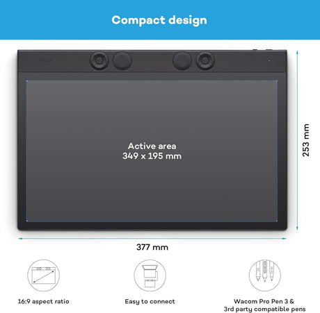Wacom Intuos Pro Large, USB port, Bluetooth, North, 1 Year Warranty | PTK870K0B