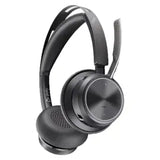 Poly Voyager Focus 2 M USB-C/A Headset, USB-C, Bluetooth, On-ear Binaural Headset, Noise cancelling Microphone, Black, 1 Year Warranty | 9T9J4AA