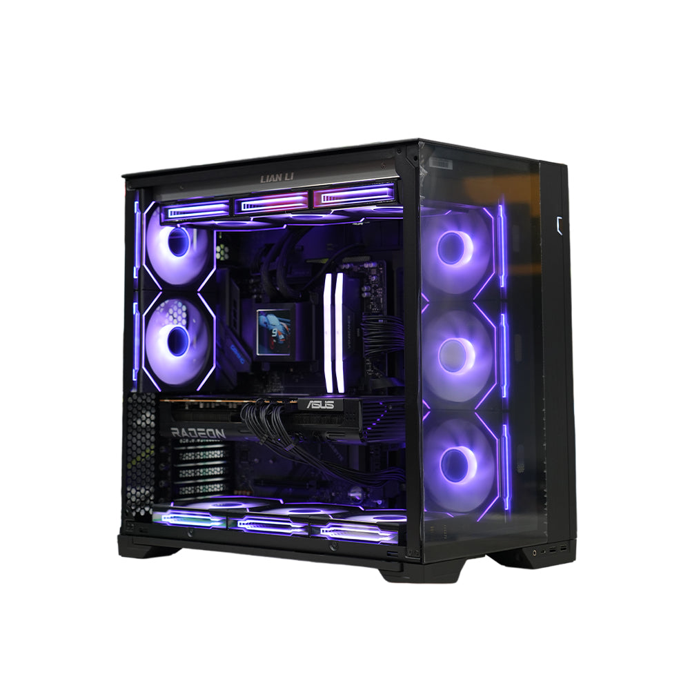 Pre-Built Lian Li O11 Vision Gaming PC - Ryzen 7 9800X3D - RX