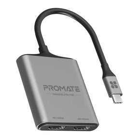 Promate-MediaLink-H2-USB-C-to-Dual-HDMI-Adapter-MEDIALINK-H2
