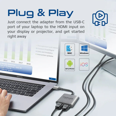Promate-MediaLink-H2-USB-C-to-Dual-HDMI-Adapter-MEDIALINK-H2