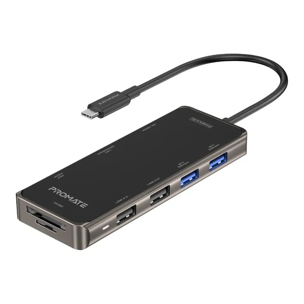 Promate-PrimeHub-Go-9-in-1-USB-C-Hub-PRIMEHUB-GO