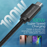 Promate-PrimeLink-C40-USB-C-To-USB-C-Cable
