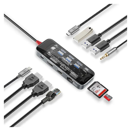 Promate-TransHub-Pro-11-in-1-Multiport-USB-C-Hub-TransHub-Pro