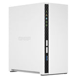 QNAP TS-233 2-Bay Tower NAS Box, ARM Cortex-A55 2.0GHz Processor, 2GB RAM, Gigabit Ethernet Port, 1 Year Warranty | TS-233