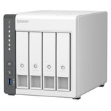 QNAP TS-433-4G 4-Bay Tower NAS Box, ARM Cortex-A55 Processor, 4GB RAM, 2.5GbE Port, 1 Year Warranty | TS-433-4G
