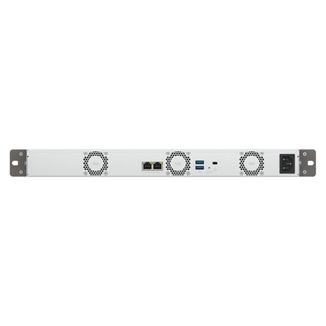 QNAP TS-433EU 4-Bay Short Depth Rackmount NAS Box, ARM Cortex-A55 Processor, 4GB RAM, 2x 2.5GbE Ports, 1U Form Factor, 1 Year Warranty | TS-433EU