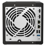 QNAP TS-453E 4-Bay Tower NAS Box, Intel Celeron J6412 Processor, 8GB DDR4 RAM, 2x 2.5GbE Ports, Dual M.2 NVMe Slots, 1 Year Warranty | TS-453E-8G