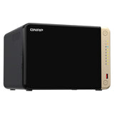 QNAP TS-664 6-Bay Tower NAS Box, Intel Celeron N5095 Processor, 8GB DDR4 RAM, 2x 2.5GbE Ports, Dual M.2 NVMe Slots, 1 Year Warranty | TS-664-8G