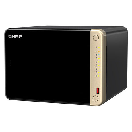 QNAP TS-664 6-Bay Tower NAS Box, Intel Celeron N5095 Processor, 8GB DDR4 RAM, 2x 2.5GbE Ports, Dual M.2 NVMe Slots, 1 Year Warranty | TS-664-8G
