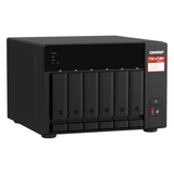 QNAP TS-673A 6-Bay Tower NAS Box, AMD Ryzen V1500B Processor, 8GB DDR4 RAM, 2x 2.5GbE Ports, Dual M.2 NVMe Slots, 1 Year Warranty | TS-673A-8G