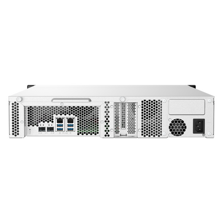 QNAP TS-832PXU 8-Bay Rackmount NAS Box, Alpine AL324 Processor, 4GB DDR4 RAM, 2x 2.5GbE & 2x 10GbE SFP+ Ports, 2U Form Factor, 1 Year Warranty | TS-832PXU-4G