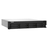 QNAP TS-832PXU-RP 8-Bay Rackmount NAS Box, Alpine AL324 Processor, 4GB DDR4 RAM, 2x 2.5GbE & 2x 10GbE SFP+ Ports, Redundant 250W Power Supply, 1 Year Warranty | TS-832PXU-RP-4G