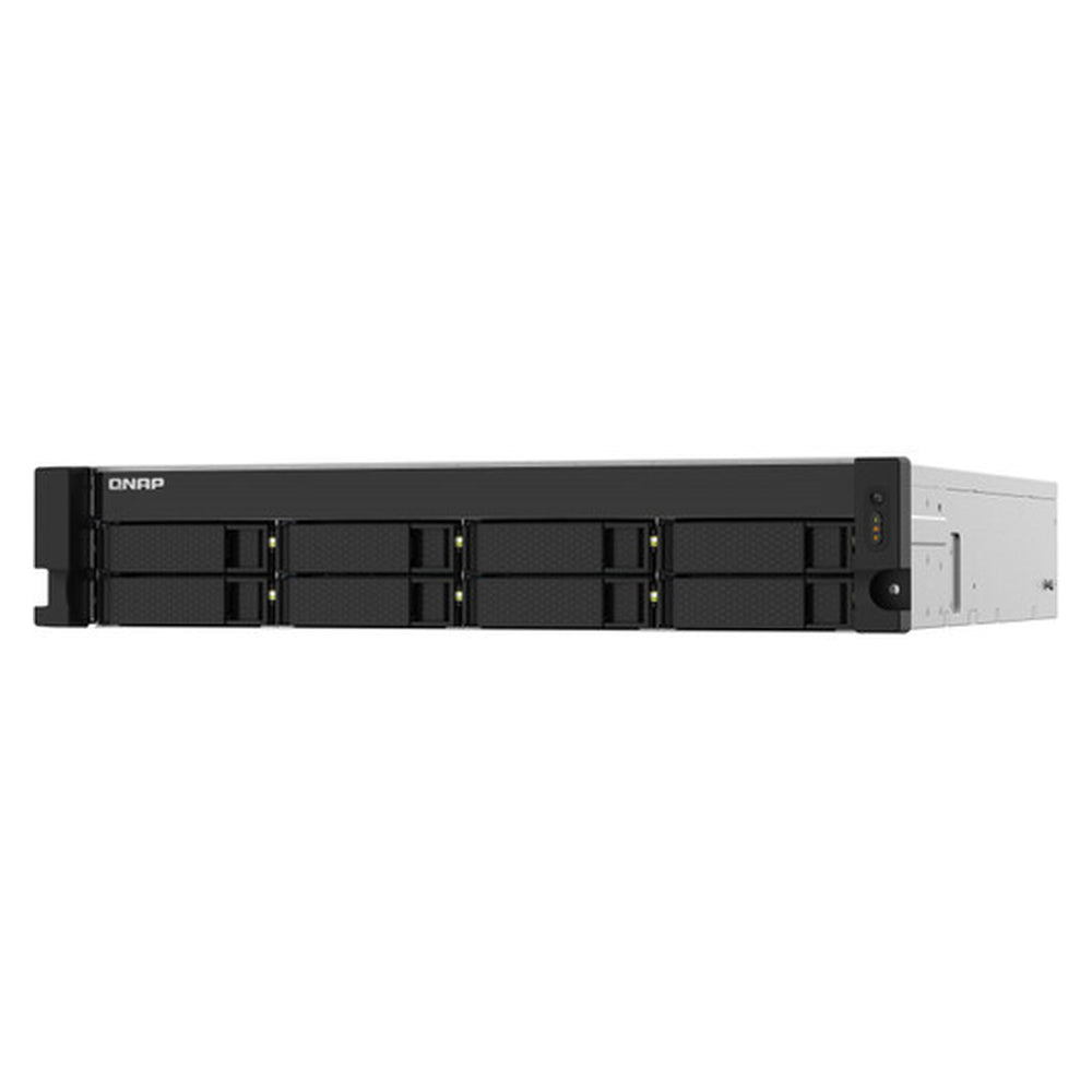 QNAP TS-832PXU-RP 8-Bay Rackmount NAS Box, Alpine AL324 Processor, 4GB DDR4 RAM, 2x 2.5GbE & 2x 10GbE SFP+ Ports, Redundant 250W Power Supply, 1 Year Warranty | TS-832PXU-RP-4G
