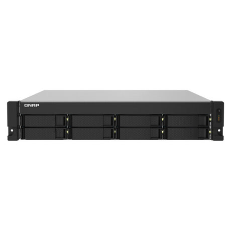 QNAP TS-832PXU-RP 8-Bay Rackmount NAS Box, Alpine AL324 Processor, 4GB DDR4 RAM, 2x 2.5GbE & 2x 10GbE SFP+ Ports, Redundant 250W Power Supply, 1 Year Warranty | TS-832PXU-RP-4G