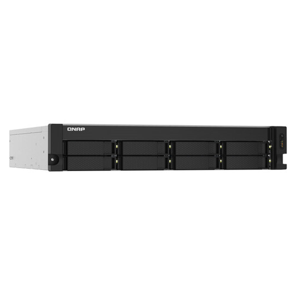 QNAP TS-832PXU-RP 8-Bay Rackmount NAS Box, Alpine AL324 Processor, 4GB DDR4 RAM, 2x 2.5GbE & 2x 10GbE SFP+ Ports, Redundant 250W Power Supply, 1 Year Warranty | TS-832PXU-RP-4G