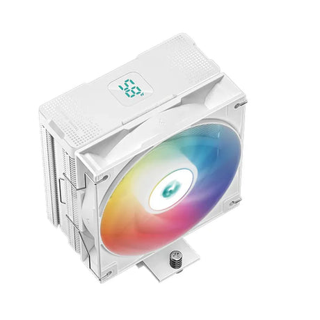 DeepCool AG400 WH ARGB CPU Cooler, 4 Heatpipes, Supports Intel, AMD Sockets, White, 1 Year Warranty | R-AG400-WHANMC-G-2
