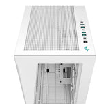 DeepCool CH780 WH E-ATX PC Case, Panoramic Glass-Dual Chamber, 1 x 420mm AR GB Fan Unit, 480mm GPU Support, USB 3.2 Gen 2, White, 1 Year Warranty | R-CH780-WHADE41-G-1
