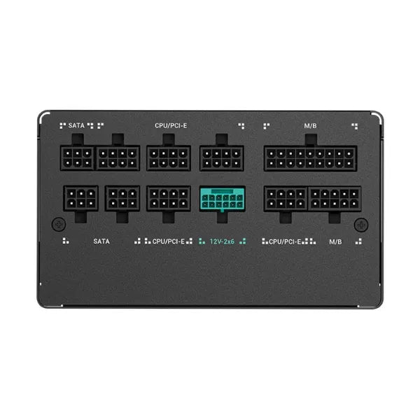 Deepcool PN750M 80 Plus Gold Power Supply, 750W, Fully Modular, ATX, 1 Year Warranty | R-PN750M-FC0B-UK