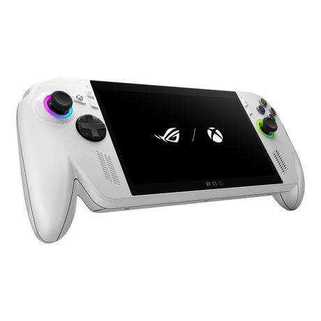 Asus ROG Xbox Ally Handheld Console, AMD Ryzen Z2 A Processor, 16GB RAM, 512GB SSD, AMD Radeon Graphics, 7" FHD 120Hz Display, Handheld compatibility, HD haptics, Windows 11 Home, White, 1 Year Warranty | RC73YA-NH002W