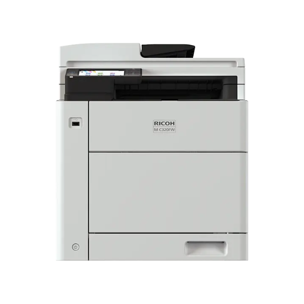 Ricoh M C320FW Color Laser Multifunction Printer, USB 2.0, Wireless, Ethernet, 1 Year Warranty | RICOH-M-C320FW
