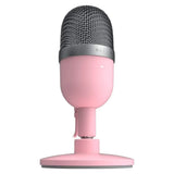 Razer Seiren Mini Condenser Microphone, Supercardioid Polar Pattern, USB-A, Up to 48 kHz Sampling Rate, Quartz (Pink), 1 Year Warranty | RZ19-03450200-R3M1