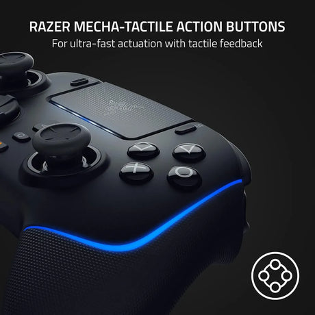 Razer Wolverine V2 Pro Wireless Gaming Controller, Mecha-Tactile Action Buttons, 8-Way Microswitch D-Pad, HyperTrigger, 6 Remapable Buttons, Up to 28 Hours Battery Life, Chroma RGB Lighting, Compatible With Playstation 5 & PC, Black, 1 Year Warranty |