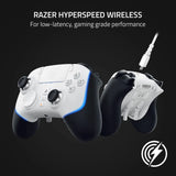 Razer Wolverine V2 Pro Wireless Gaming Controller, Mecha-Tactile Action Buttons, 8-Way Microswitch D-Pad, HyperTrigger, 6 Remapable Buttons, Up to 28 Hours Battery Life, Chroma RGB Lighting, Compatible With Playstation 5 & PC, White, 1 Year Warranty |