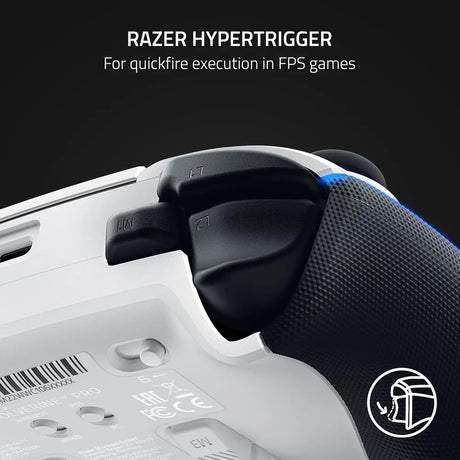 Razer Wolverine V2 Pro Wireless Gaming Controller, Mecha-Tactile Action Buttons, 8-Way Microswitch D-Pad, HyperTrigger, 6 Remapable Buttons, Up to 28 Hours Battery Life, Chroma RGB Lighting, Compatible With Playstation 5 & PC, White, 1 Year Warranty |