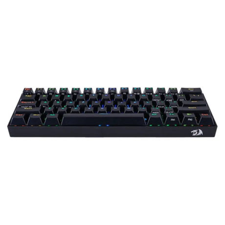 Redragon K530 Pro Draconic Wireless Mechanical Gaming Keyboard, 60% Layout, 2.4 GHz, Bluetooth 5.0 & USB-C Wired, Hot-Swappable Brown Switches, RGB Backlight, 3000mAh Battery, Black, 1 Year Warranty | K530RGB-PRO-BROWN