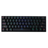 Redragon K530 Pro Draconic Wireless Mechanical Gaming Keyboard, 60% Layout, 2.4 GHz, Bluetooth 5.0 & USB-C Wired, Hot-Swappable Red Switches, RGB Backlight, 3000mAh Battery, Black, 1 Year Warranty | K530RGB-PRO-RED