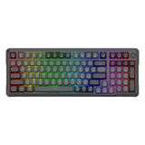 Redragon K688 Bragi Pro Wireless Mechanical Gaming Keyboard, 96% Layout, 2.4 GHz, Bluetooth & USB-C Wired, Hot-Swappable Longyin Linear Switches, RGB Backlight, Full Anti-Ghosting, Black, 1 Year Warranty | K688GB-RGB-PRO