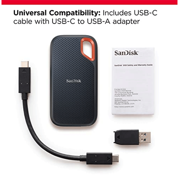 SSD 4TB SANDISK EXTREME PORTABLE | SDSSDE61-4T00-G25