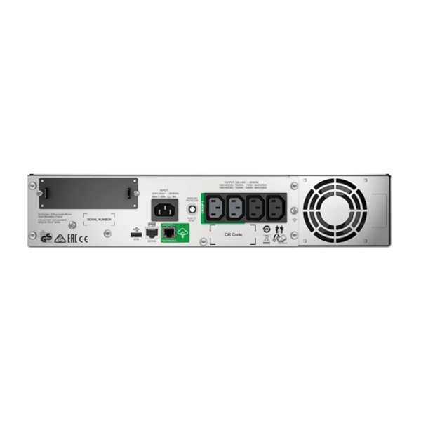APC Smart-UPS 1500VA, 230V, LCD, rackmount, 2U, 4x IEC 320 C13 & 2x IEC Jumpers C13 outlets, w/SmartConnect port | SMT1500RMI2UC