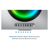 Samsung G8 Odyssey OLED Ultra Wide Curved Gaming Monitor, 34" UWQHD (3440 x 1440) Resolution, 175Hz, Anti-glare, 0.03 ms (GTG) Response Time, WiFi & Bluetooth, USB, HDMI, DisplayPort, Tilt/Pivot/Swivel/Height Adjustable Stand, FreeSync & G-Sync