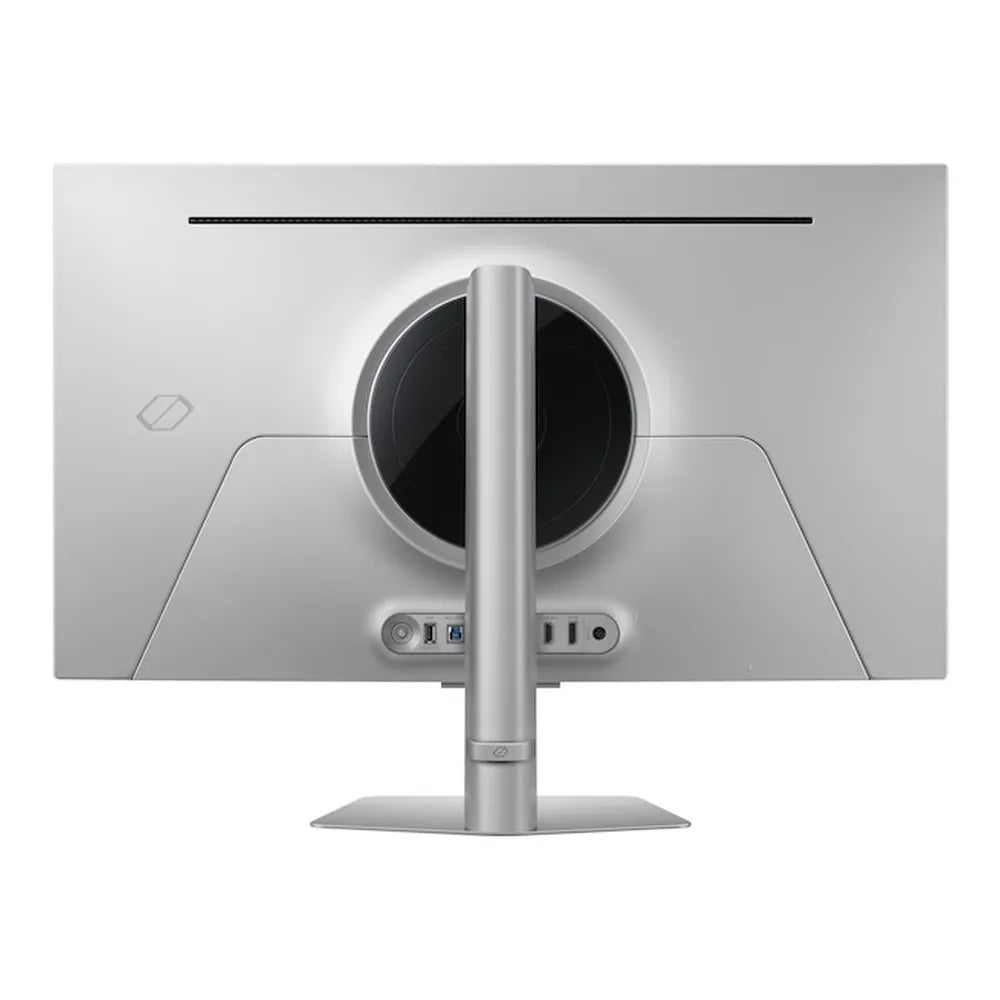 Samsung Odyssey OLED G8 G81SF Gaming Monitor, 32" 4K (3840 x 2160) Resolution, 240Hz, Anti-glare, 0.03 ms (GTG) Response Time, USB, HDMI, DisplayPort, Tilt/Pivot/Swivel/Height Adjustable Stand, Silver, 1 Year Warranty | LS32FG810SMXUE