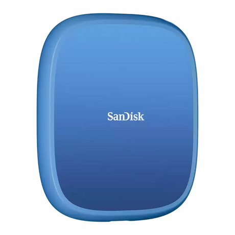 Портативный твердотельный накопитель SanDisk Creator Phone, 2 ТБ, USB 3.2 Gen 2, скорость чтения 1000 МБ/с / скорость записи 950 МБ/с, защита от падений, водо- и пыленепроницаемость IP65, синий, гарантия 1 год | SDSSDE62C-2T00-G25