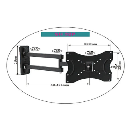Skill-Tech-Adjustable-TV-Wall-Mount-Bracket-SH32P