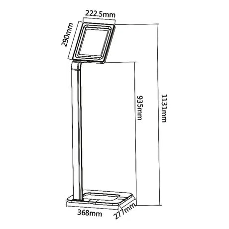 Skill-Tech-Anti-Theft-Floor-Stand-for-Tablets-SH-PAD-02
