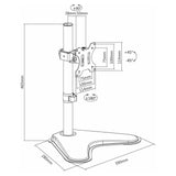 Skill-Tech-Single-Monitor-Freestanding-Monitor-Mount-SH-T01